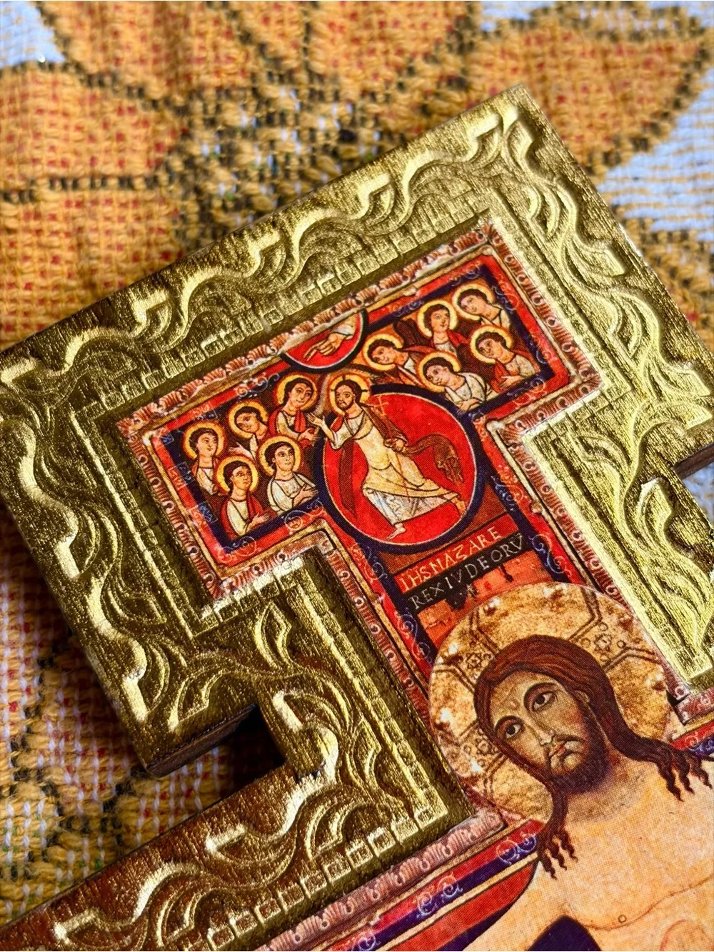 👑⛪✨ Vintage 70s Italian Crucifix Cross ✨⛪👑